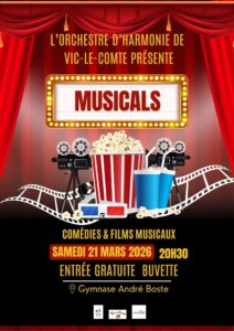 Concert de Printemps 2026 @ Gymnase André Boste, Vic le Comte